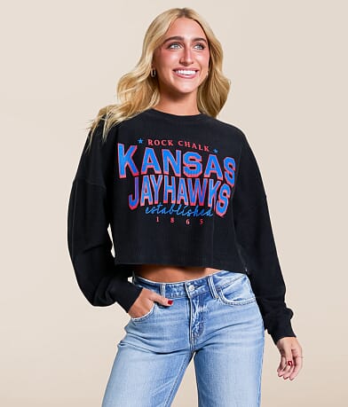 Gameday SOCIAL® Kansas® Jayhawks® Pullover front view