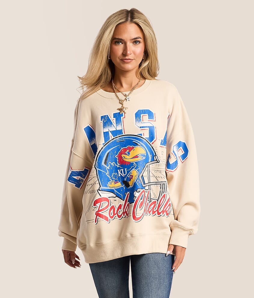 Kansas Jayhawks Oversized Pullover