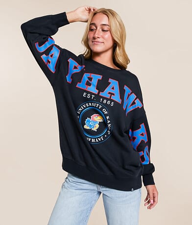 Gameday SOCIAL® Kansas® Jayhawks® Pullover front view