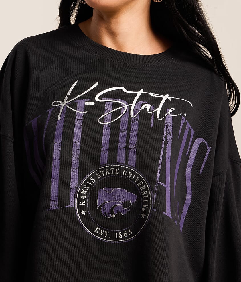 Kansas State Cropped Pullover