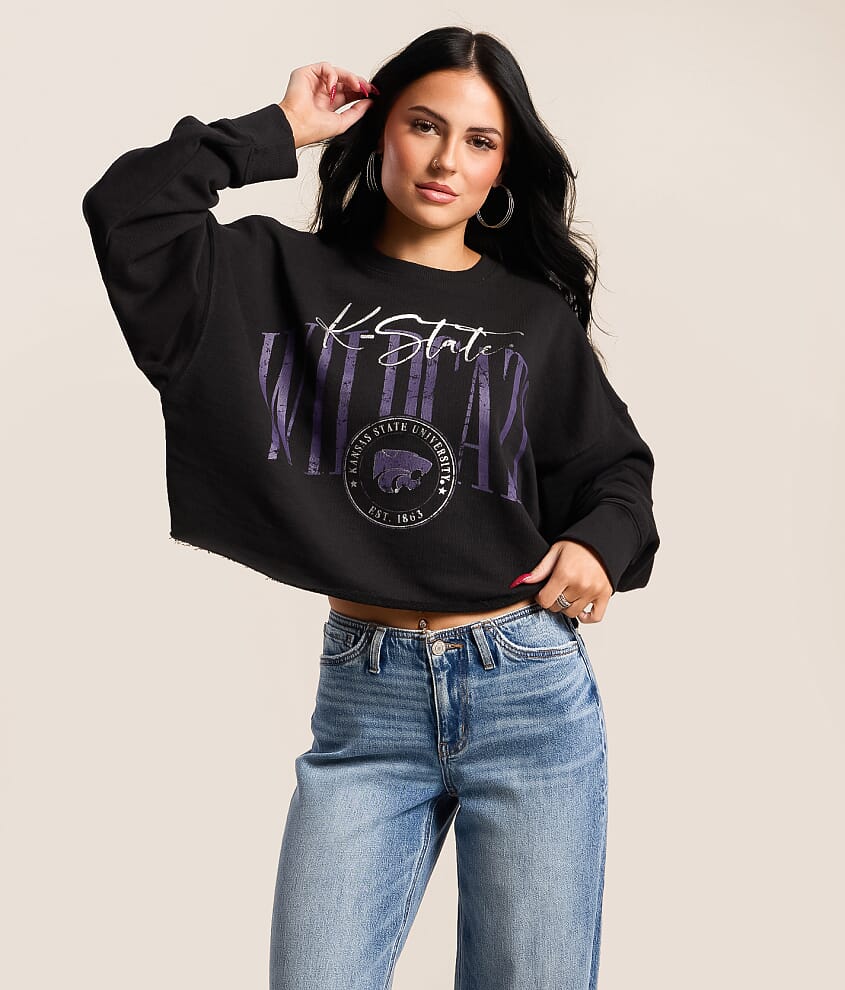 Kansas State Cropped Pullover