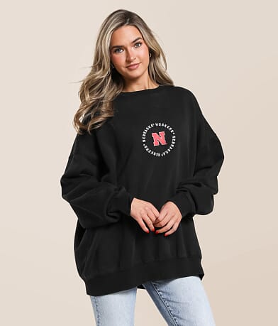 Gameday SOCIAL® Nebraska Huskers Pullover front view