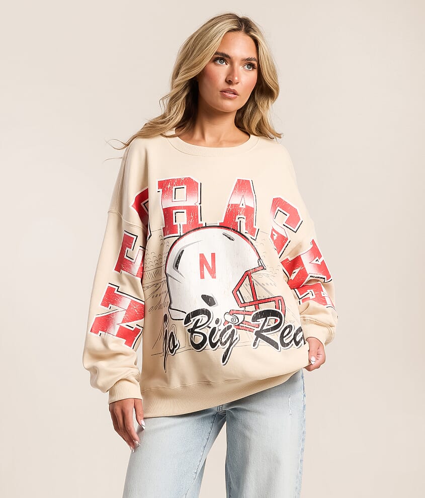 Nebraska Huskers Oversized Pullover