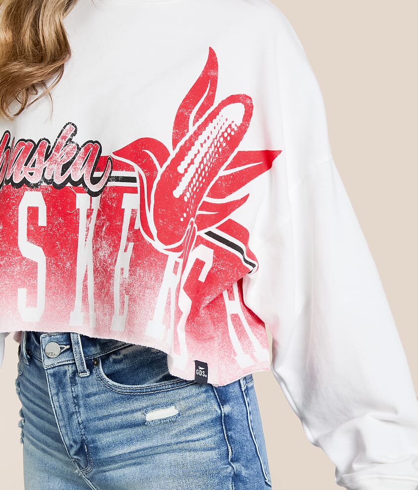 Nebraska Huskers Cropped Pullover