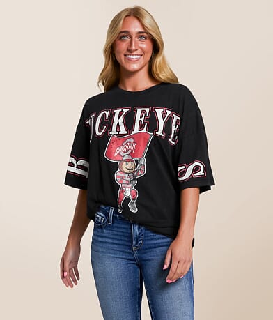 Gameday SOCIAL® Ohio Buckeyes® Oversized T-Shirt front view