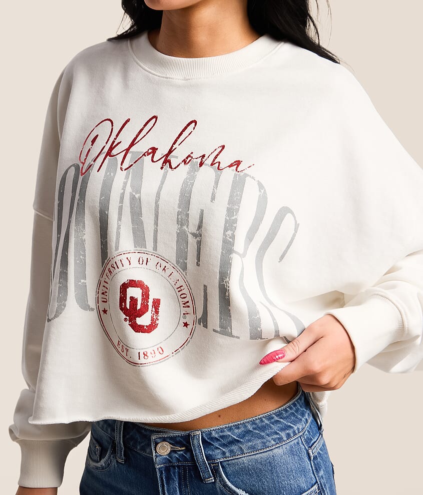 Oklahoma Sooners Cropped Pullover