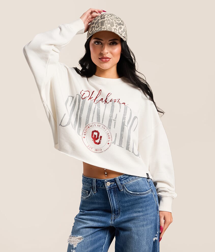 Oklahoma Sooners Cropped Pullover