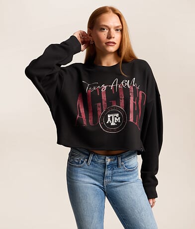 Texas A&M Cropped Pullover