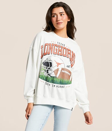 Gameday SOCIAL® Texas Longhorns Oversized Pullover front view