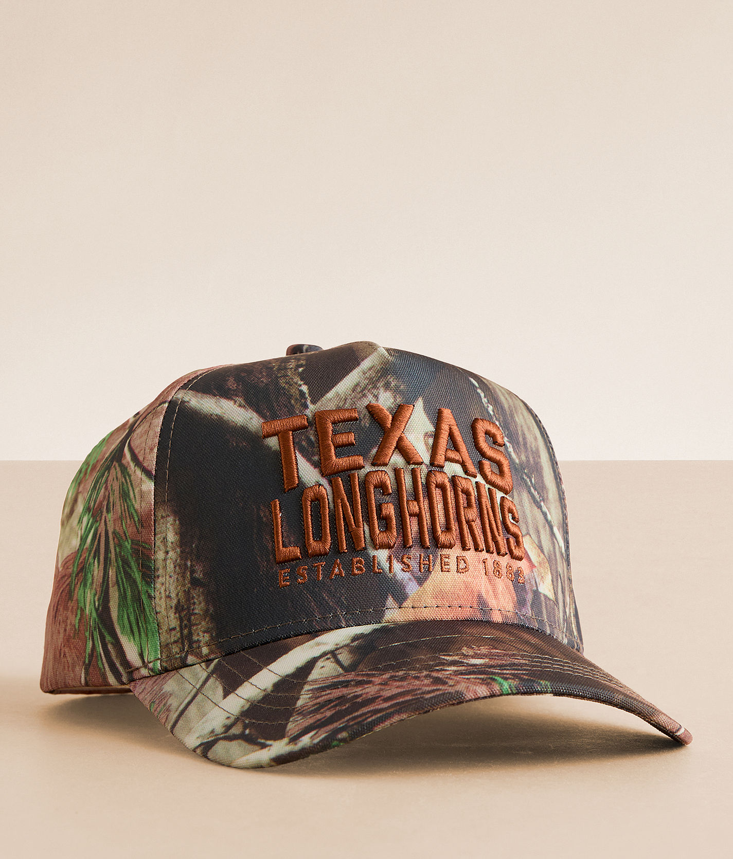 TEXAS LONGHORNS STRAW HAT PINK CAMO EMBLEM UT Austin Camo - CAMO / OFFWHITE main image 2