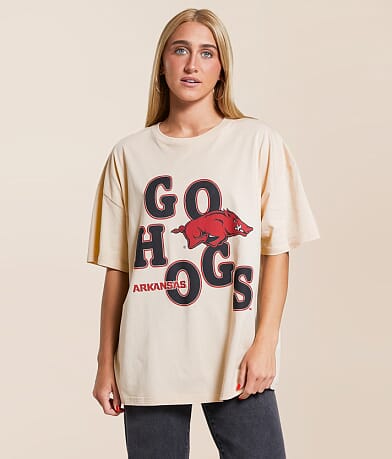 Gameday SOCIAL® Arkansas® Go Hogs™ T-Shirt front view