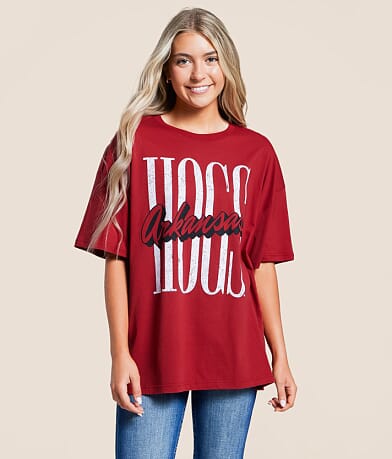Gameday SOCIAL® Arkansas® Hogs™ T-Shirt front view