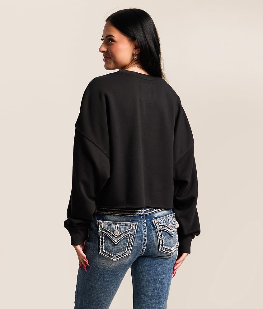 Georgia Bulldogs Cropped Pullover