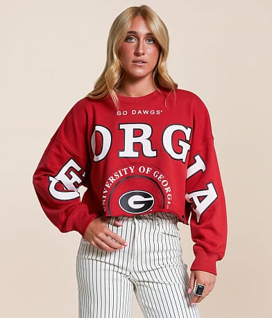 Gameday SOCIAL® Georgia® Dawgs® Pullover front view