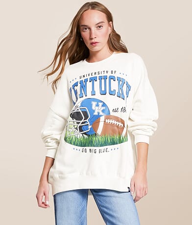 Gameday SOCIAL® Kentucky Football Oversized Pullover front view