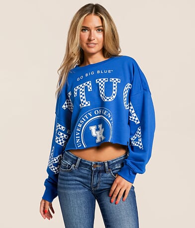 Gameday SOCIAL® Kentucky® Cropped Pullover front view