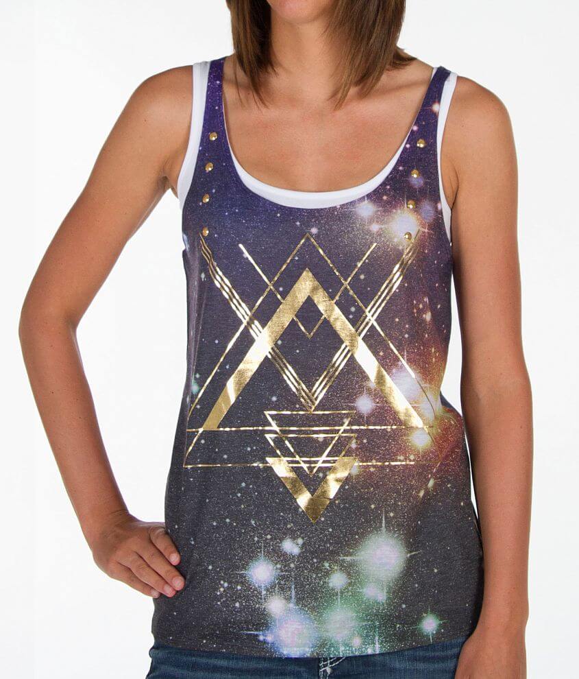 Daytrip Sublimated Print Tank Top front view