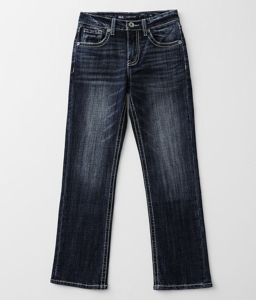 Boys - BKE Conner Straight Stretch Jean front view