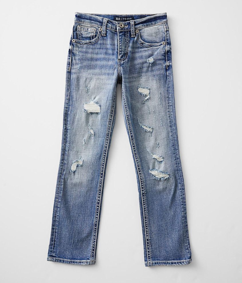 Boys - BKE Conner Straight Stretch Jean front view