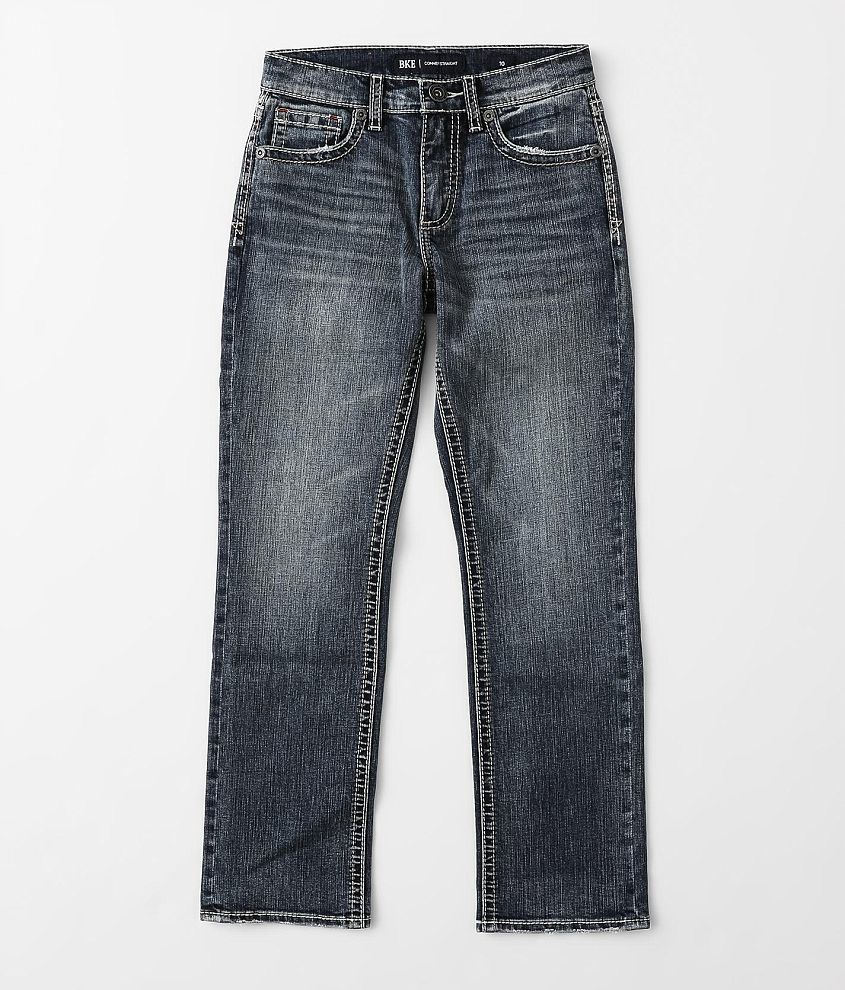 Boys - BKE Conner Straight Stretch Jean front view