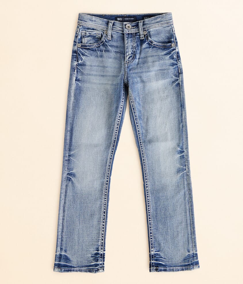 Boys - BKE Conner Straight Stretch Jean front view