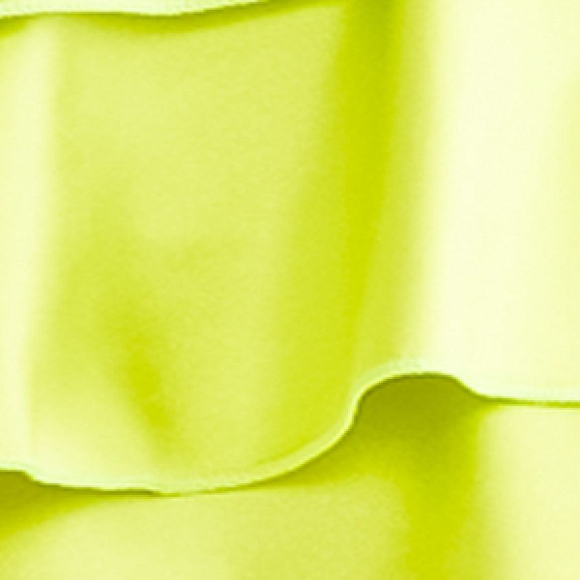 GeeGee Clothing Satin Ruffle Tank Top - Women's Tank Tops in Lime