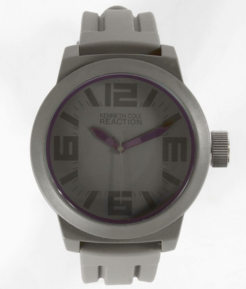 Kenneth Cole Reaction Purple Dial Watch front view