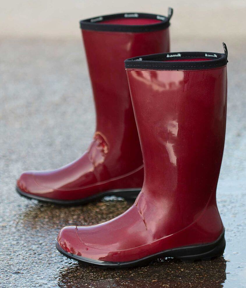 Kamik Heidi Rainboot Women s Shoes in Red Buckle