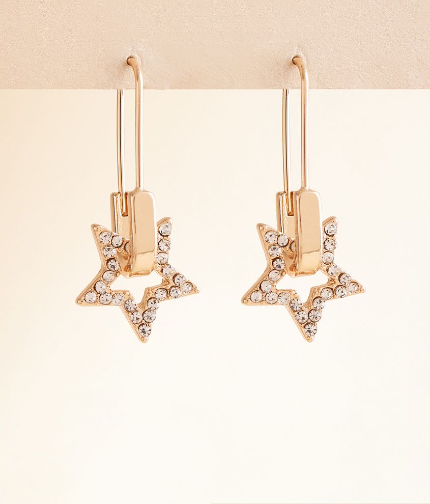 boutique by BKE Star Glitz Earring front view