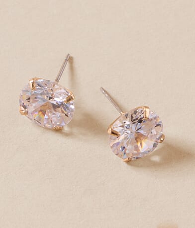 BKE Glitz Stud Earring front view