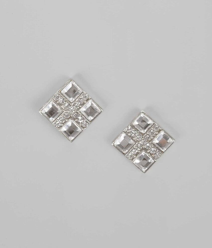 Daytrip Pave Stud Earring front view