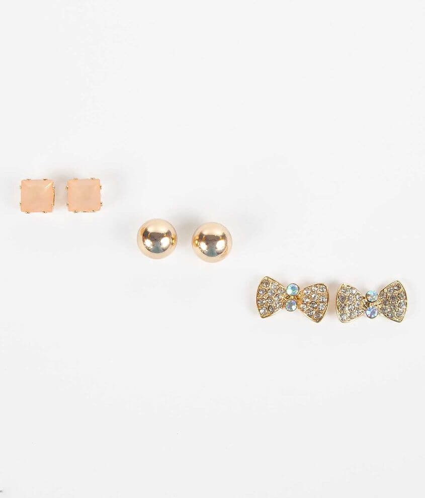 BKE Mixed Earring Set front view
