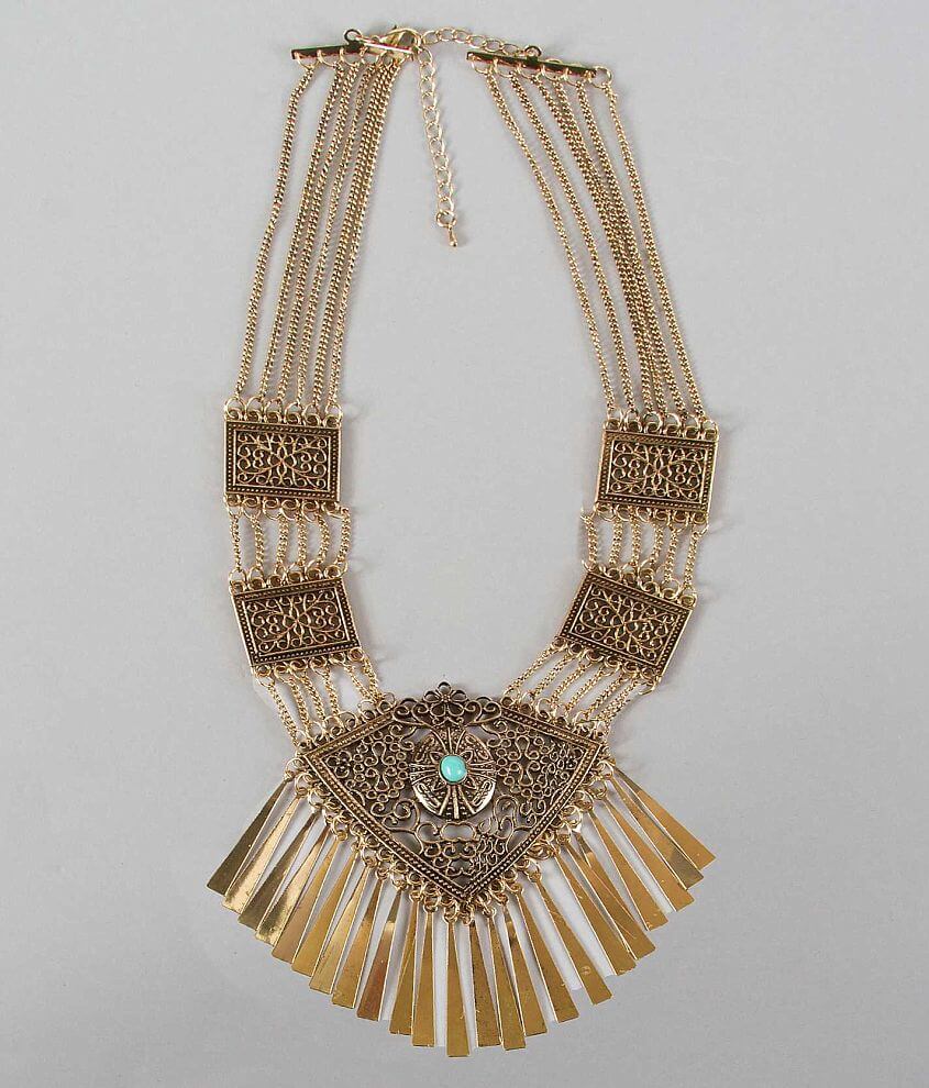 BKE Plated Necklace front view
