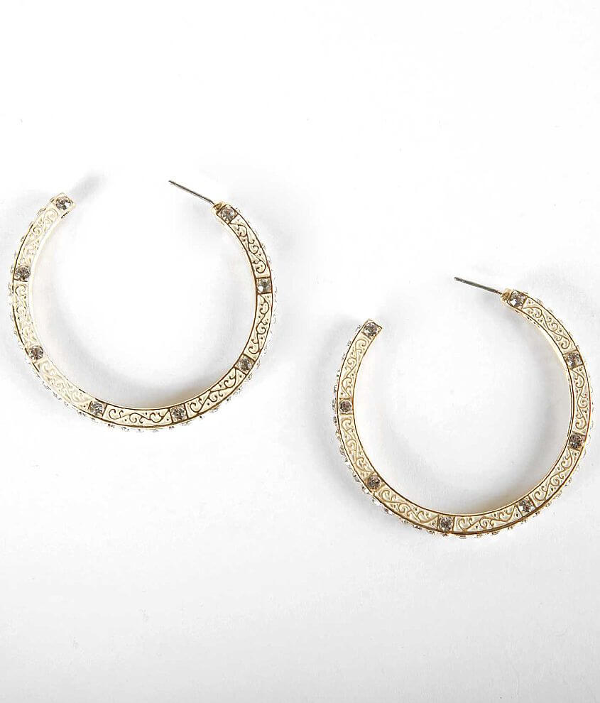BKE Embossed Earring front view