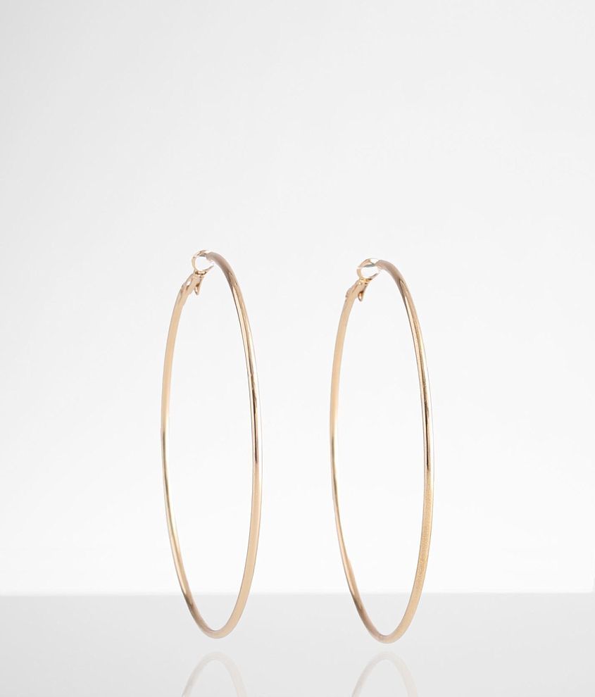 boutique by BKE Basic Hoop Earring front view