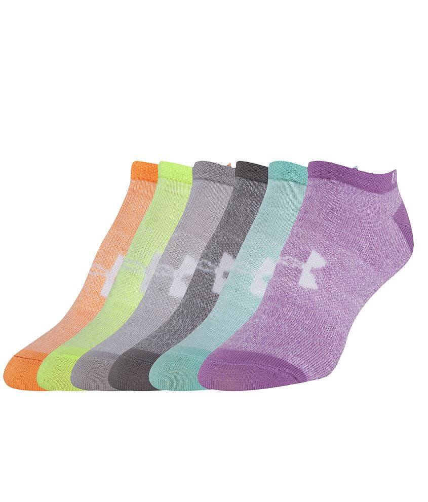 Under Armour&#174; 6 Pack Liner Socks front view