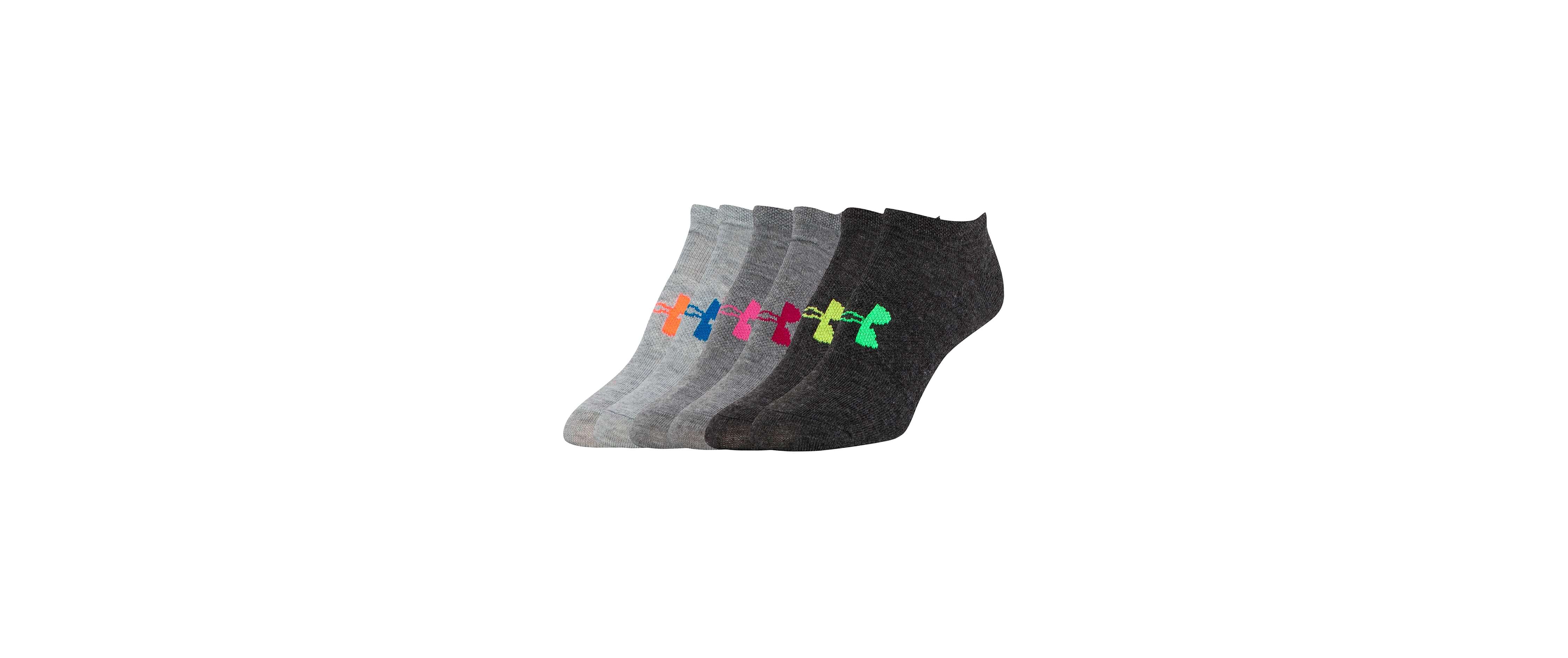 grey under armour socks