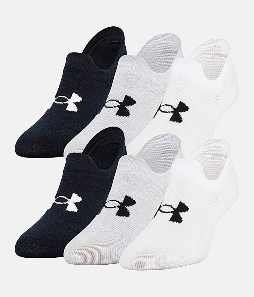 Under Armour&#174; Essential 6 Pack Socks front view