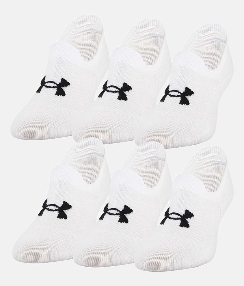 Under Armour&#174; Essential 6 Pack Socks front view