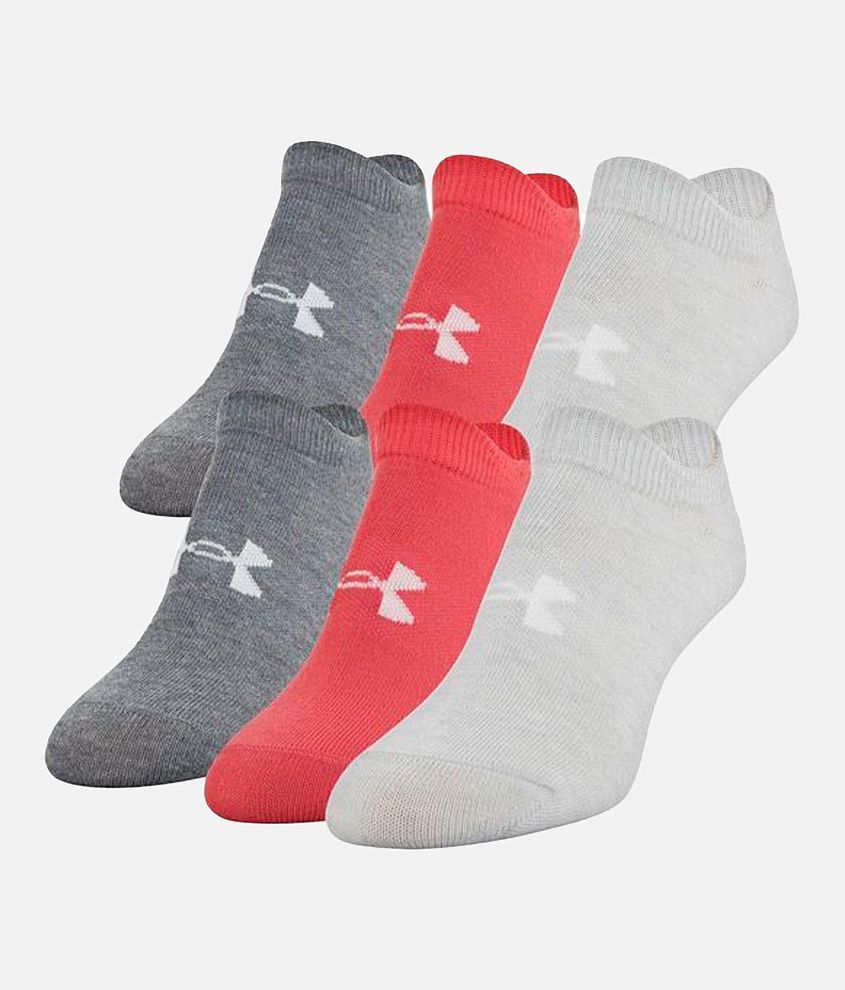 Under Armour&#174; Essential 6 Pack Socks front view