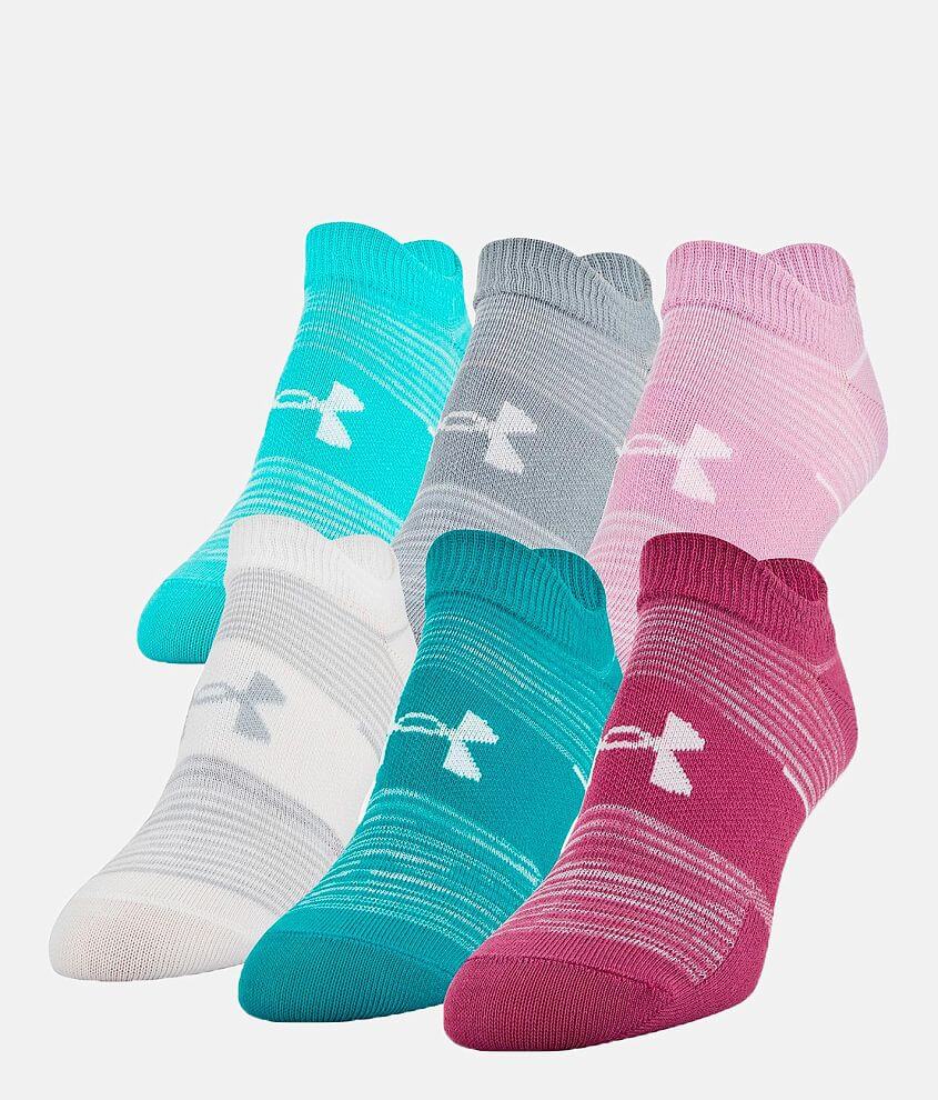 Under Armour&#174; Essential 6 Pack Socks front view