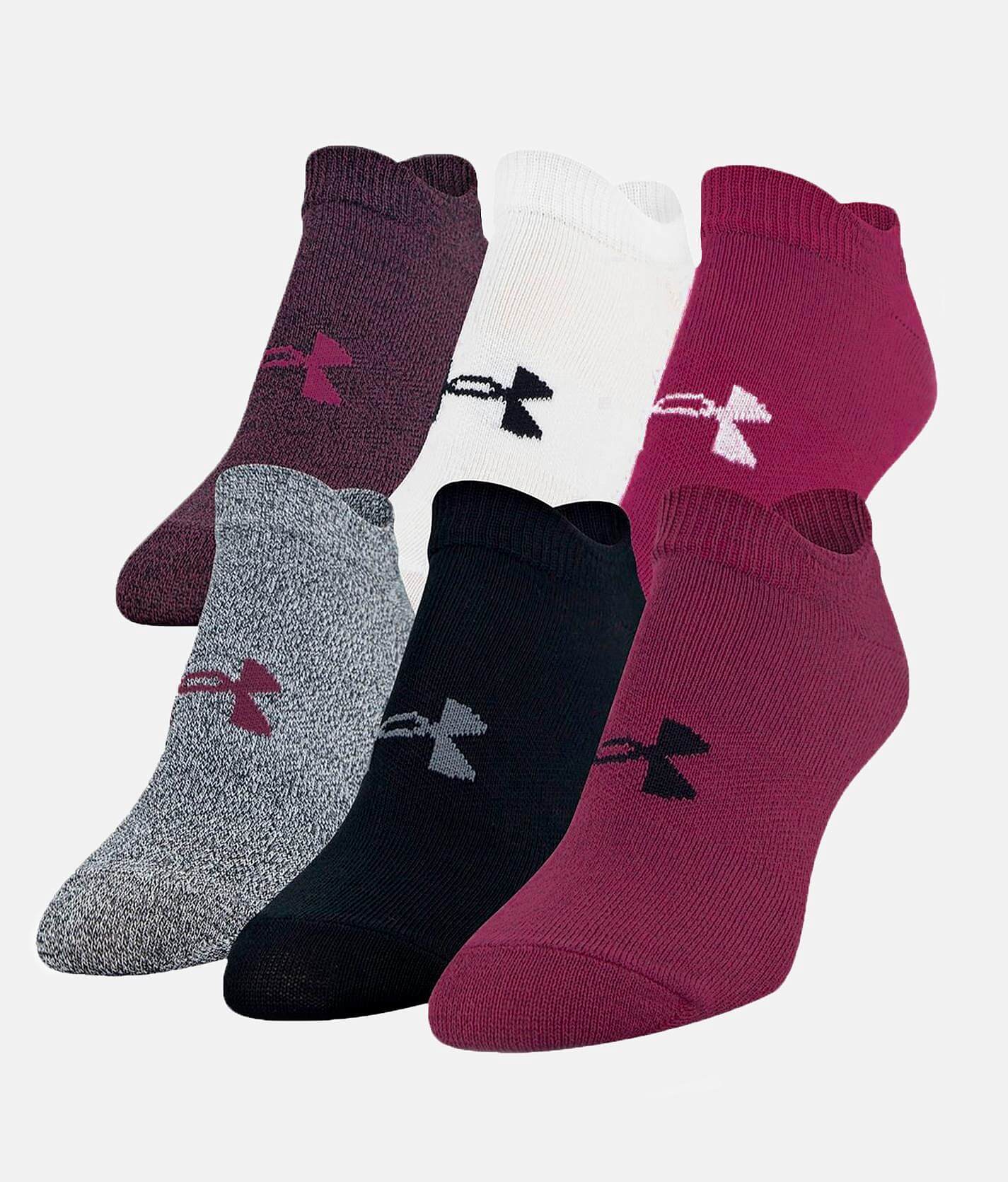 pink under armour socks