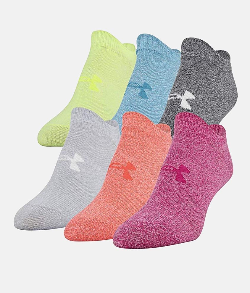 Under Armour&#174; Essential 6 Pack Socks front view