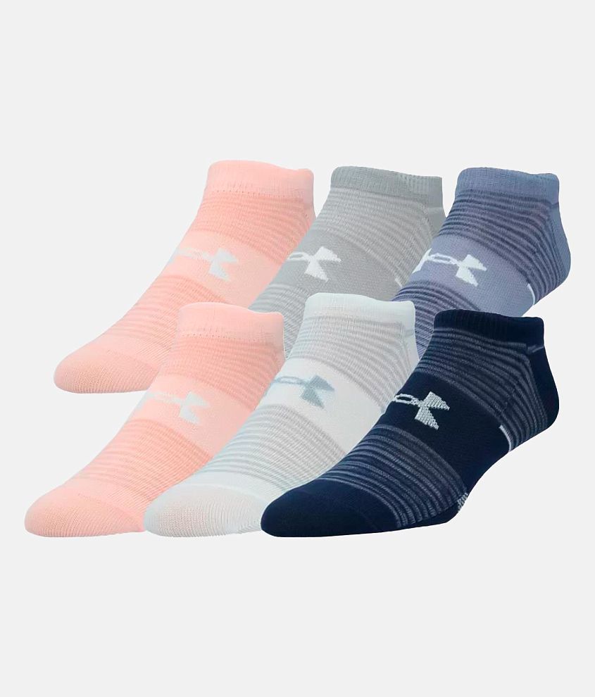 Under Armour® Essential 2.0 6 Pack Socks - Women's Socks in Peach Frost  Assorted | Buckle