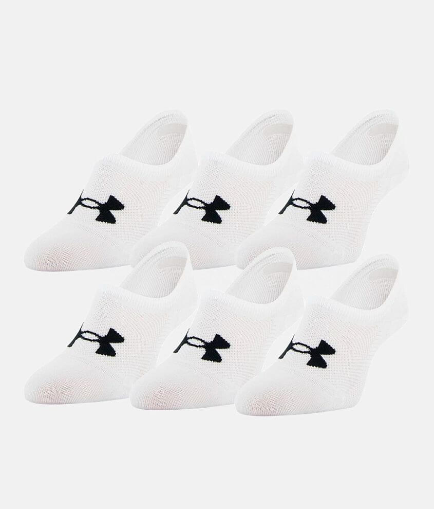 Under Armour® Breathe Lite 6 Pack Socks - Women's Socks in White