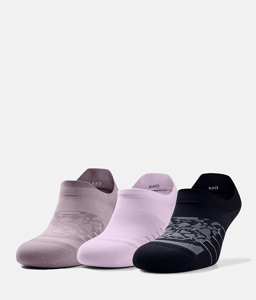 Under Armour® Breathe 3 Pack Socks - Women's Socks in Slate Purple ...