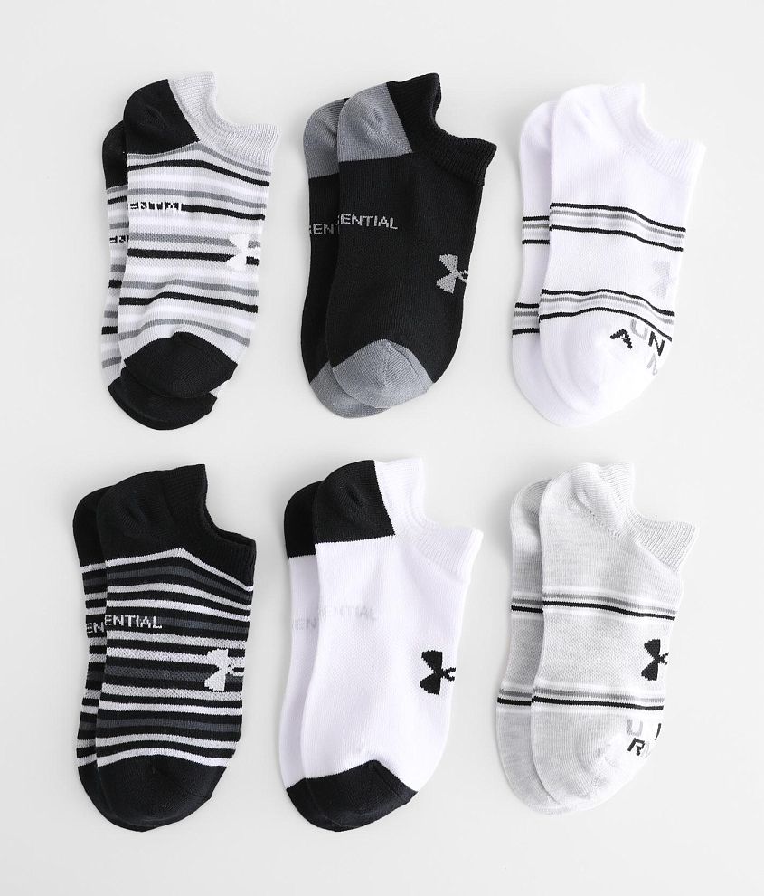 Girls - Under Armour&#174; Essential 6 Pack Socks front view