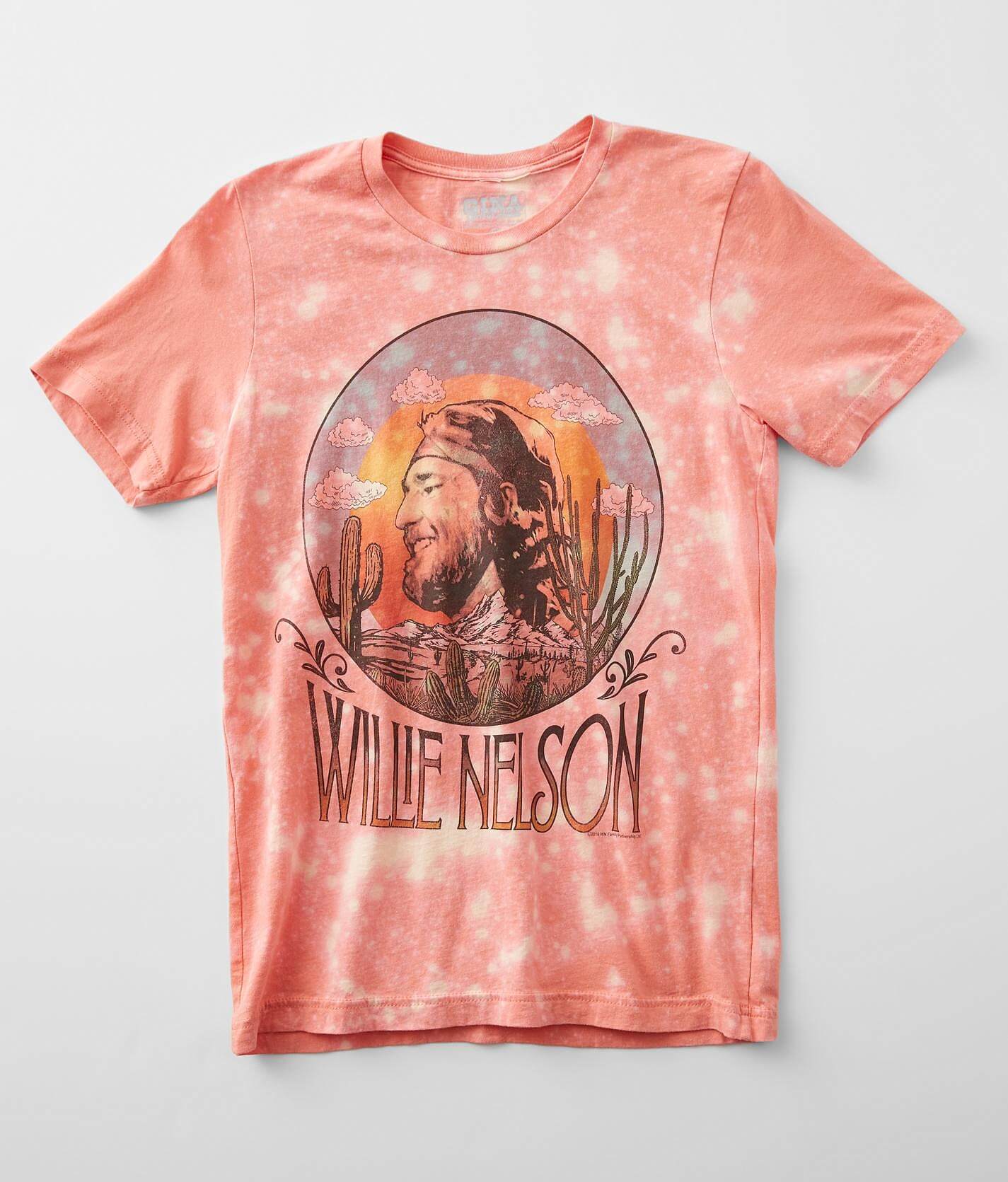 WILLIE NELSON T Shirt TEXAS LAND MUSIK 
