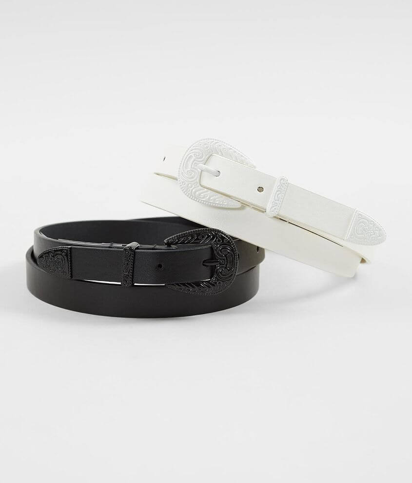 BKE Tonal Western Belt Set