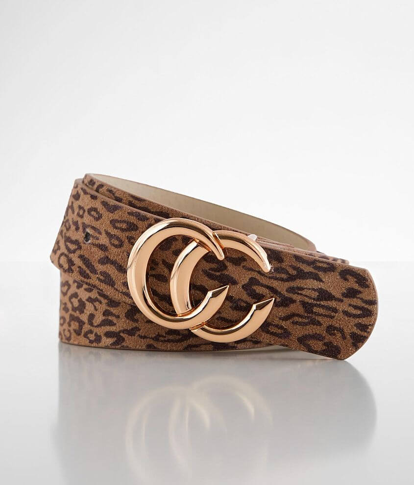 BKE Leopard Printed Belt - Women's Belts in Brown Leopard | Buckle